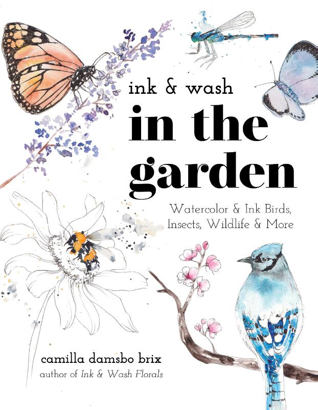 Ink & Wash in the Garden