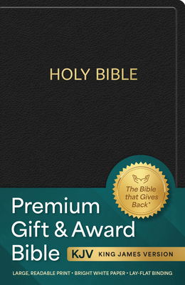 KJV Holy Bible: Premium Gift and Award Bible, Black Imitation Leather: King James Version Bible