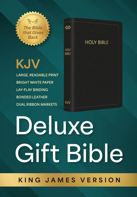 KJV Holy Bible: Deluxe Gift Bible - Black Bonded Leather: King James Version Bible