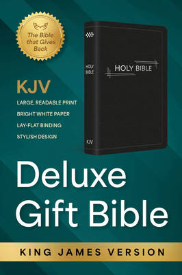 KJV Holy Bible: Deluxe Gift Bible - Black with Silver Frame: King James Version Bible
